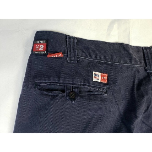 Big Bill FR HRC 2 NFPA 2112 Westex Navy Blue‎ Work Pants Mens 42x29 - Picture 4 of 8